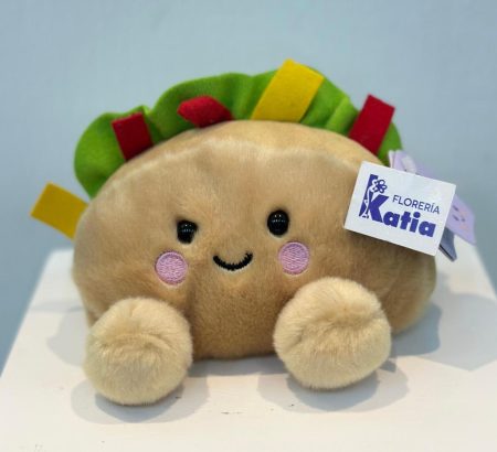 peluche-mini-taco-kawaii-ingredientes-coloridos-patitas-afelpadas-floreria-katia-tapachula