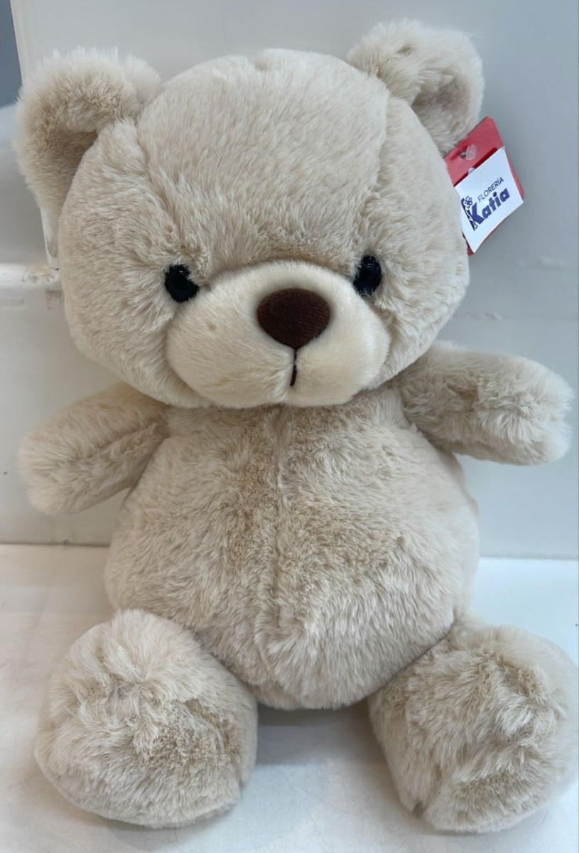 peluche-osito-color-champan-felpa-ultrasuave-eco-friendly-floreria-katia-tapachula