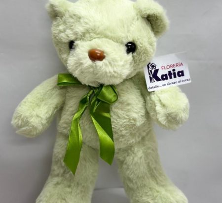 peluche-osito-verde-felpa-ultrasuave-mono-satinado-floreria-katia-tapachula