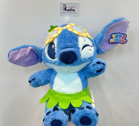 peluche-stitch-mediano-hawaiano-guiño-lentes-pina-falda-hula-floreria-katia-tapachula